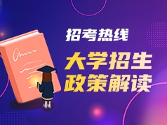 招考热线：大学招生政策解读